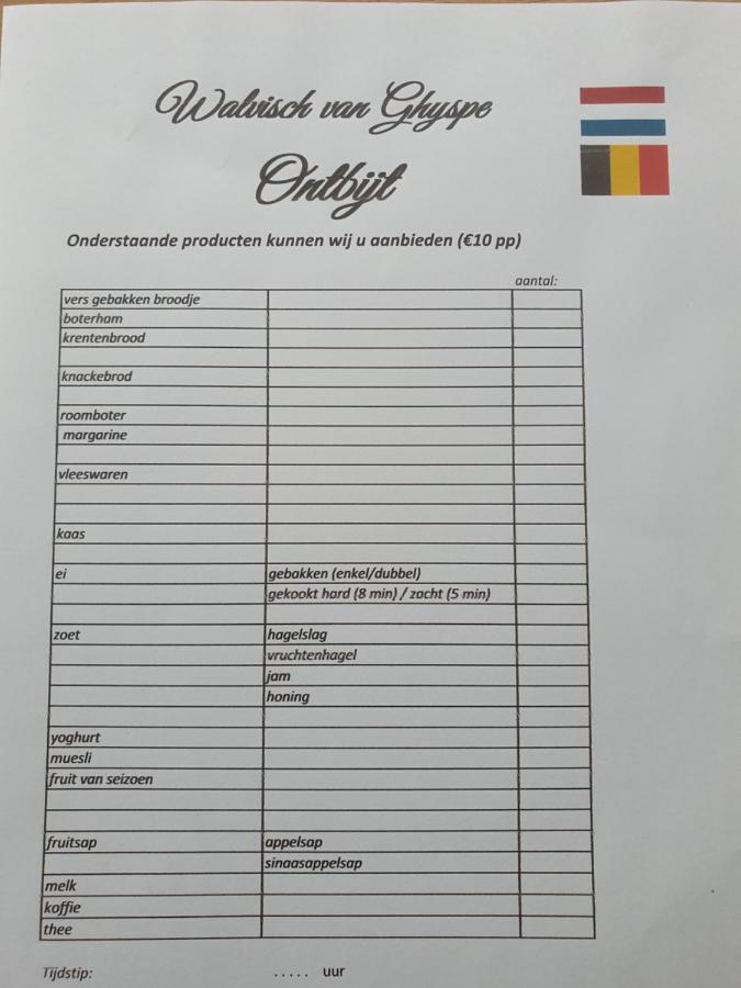Walvisch van Ghyspe - B&B