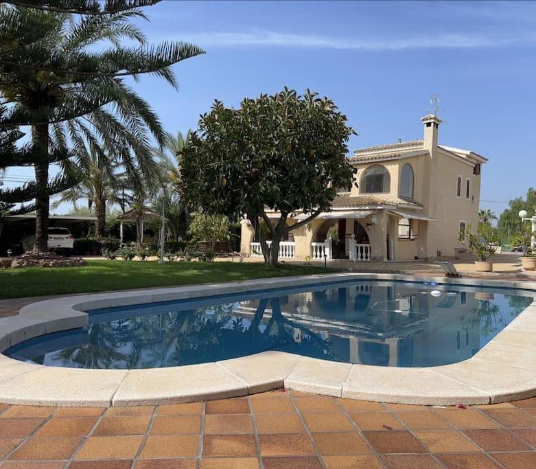 B&B Elche - Villa Iluminada con piscina y barbacoa cerca Playa - Bed and Breakfast Elche