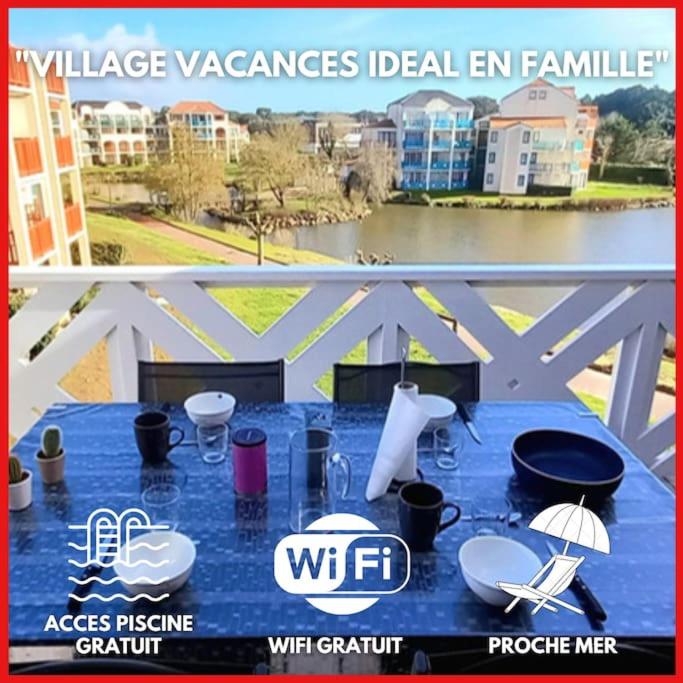 "LE LAC A LA MER" Appartement cosy, 4 personnes, vue sur lac, WIFI gratuit - Bed and Breakfast