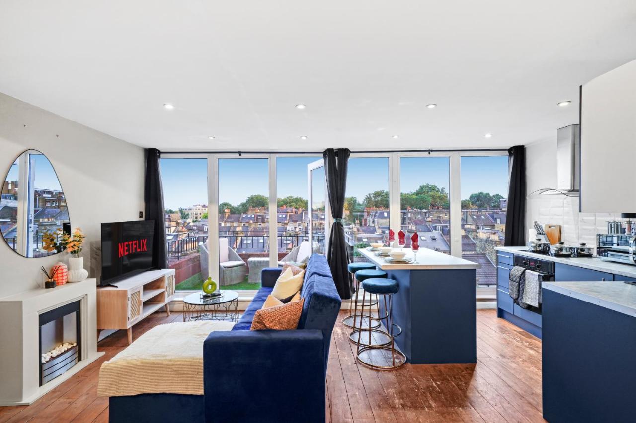 B&B Londen - Stunning Flat in Fulham - Great Views!- Sleeps 6 - Bed and Breakfast Londen