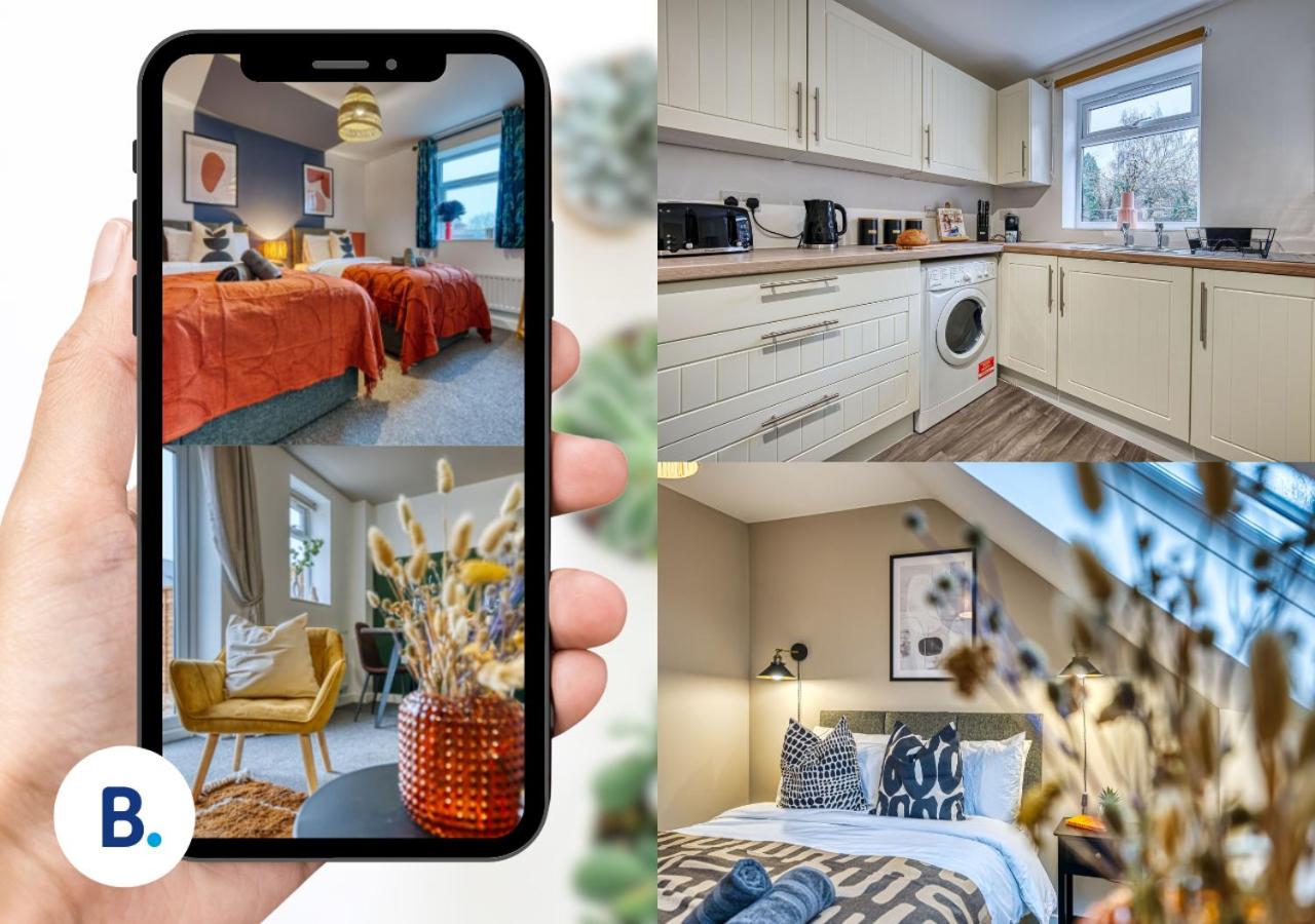 B&B Gloucester - 4 Bed Design House, 2 Off-road Parking Spaces, Great for Groups - Central Gloucester By Blue Puffin Stays - Bed and Breakfast Gloucester