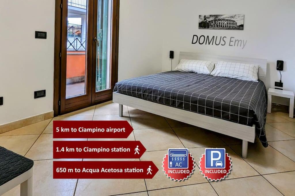 B&B Ciampino - DOMUS Emy - Intero appartamento a piano terra con giardino e posto auto a Ciampino - Bed and Breakfast Ciampino
