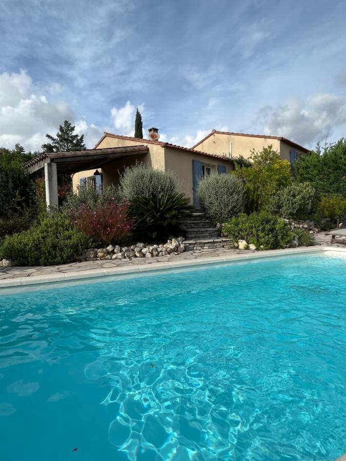 B&B Vailhauquès - Villa bleue - piscine * climatisation * Wifi * vue dominante - Bed and Breakfast Vailhauquès