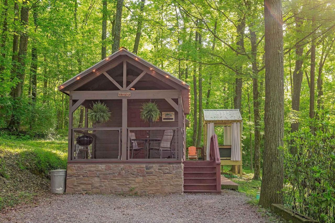 Stefan Cabin Nature-nested Tiny Home Hot Tub - B&B Chattanooga