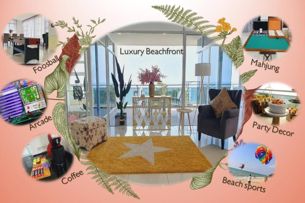 B&B Tanjung Bungah - F18 Beachfront Balcony Seaview massage chair condo - Bed and Breakfast Tanjung Bungah