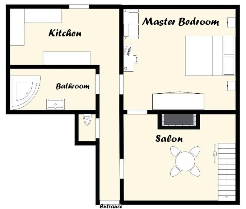 Casa con 1 dormitorio