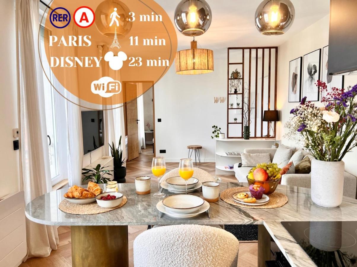 Appart Le Van Gogh - 3' RER - 11' Paris - 23' Disney - B&B