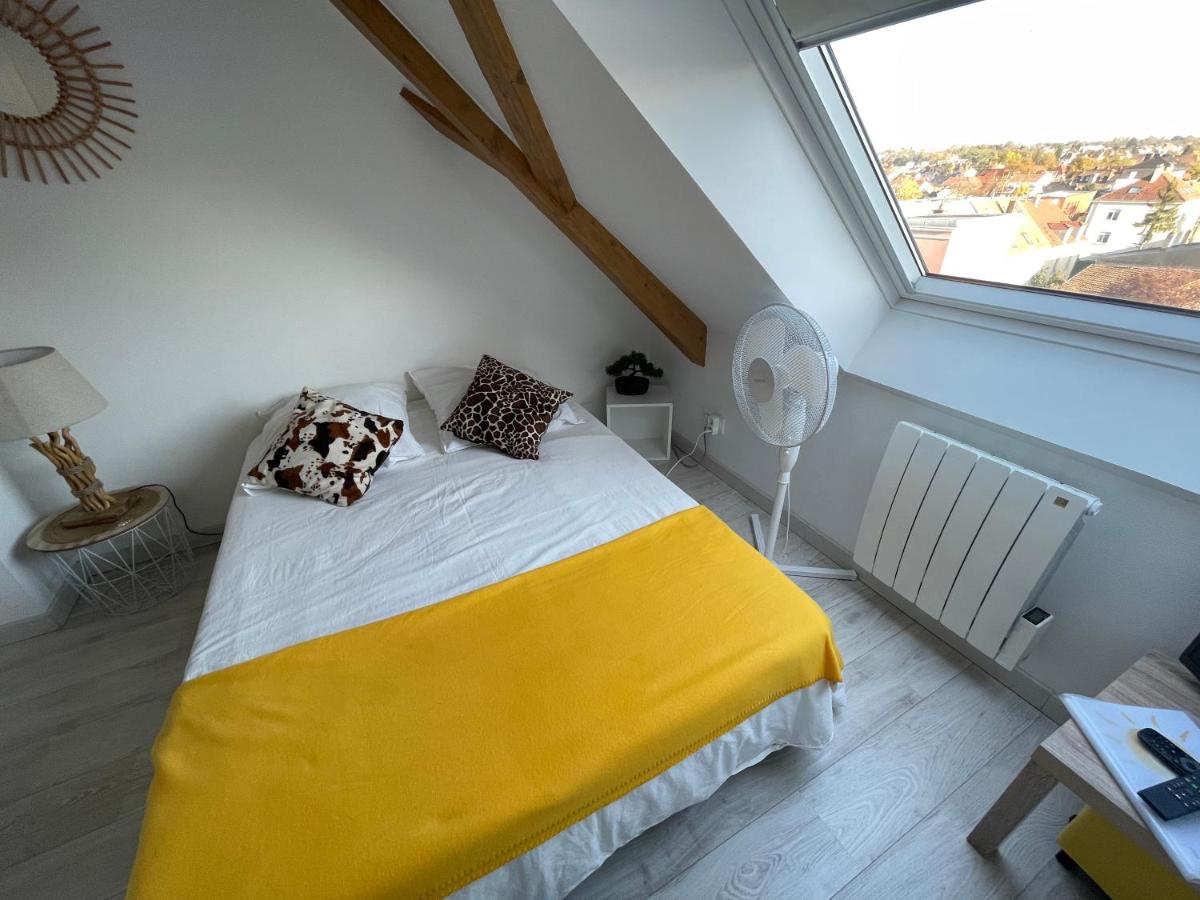 B&B Mulhouse - Esprit Jaune - Cosy studio Salengro - Sauna & Sport club - Bed and Breakfast Mulhouse