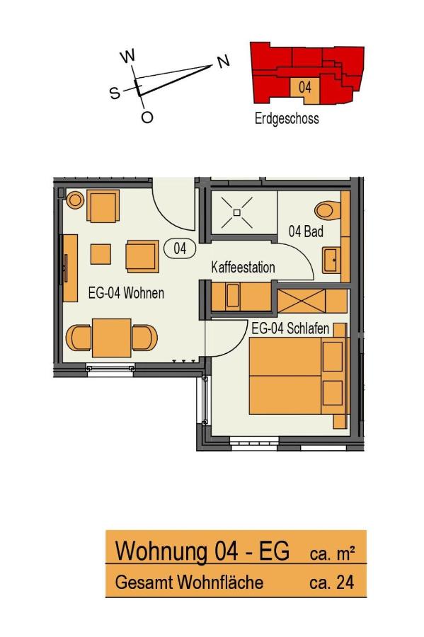 Woge2 Appartement 4 - Bed and Breakfast