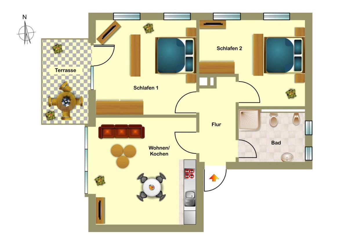 Fewo Klein Spiekeroog - B&B