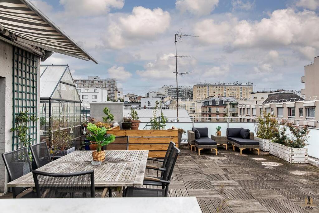 Magnificient Terrace 6 pers flat - B&B Parigi