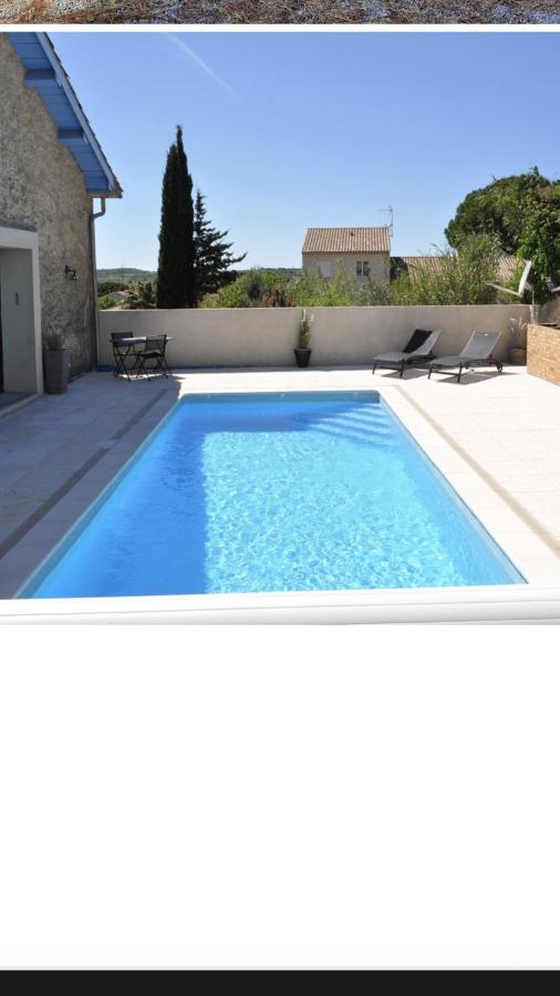 Winemaker’s House with pool near the sea - B&B Saint-Geniès-de-Fontedit