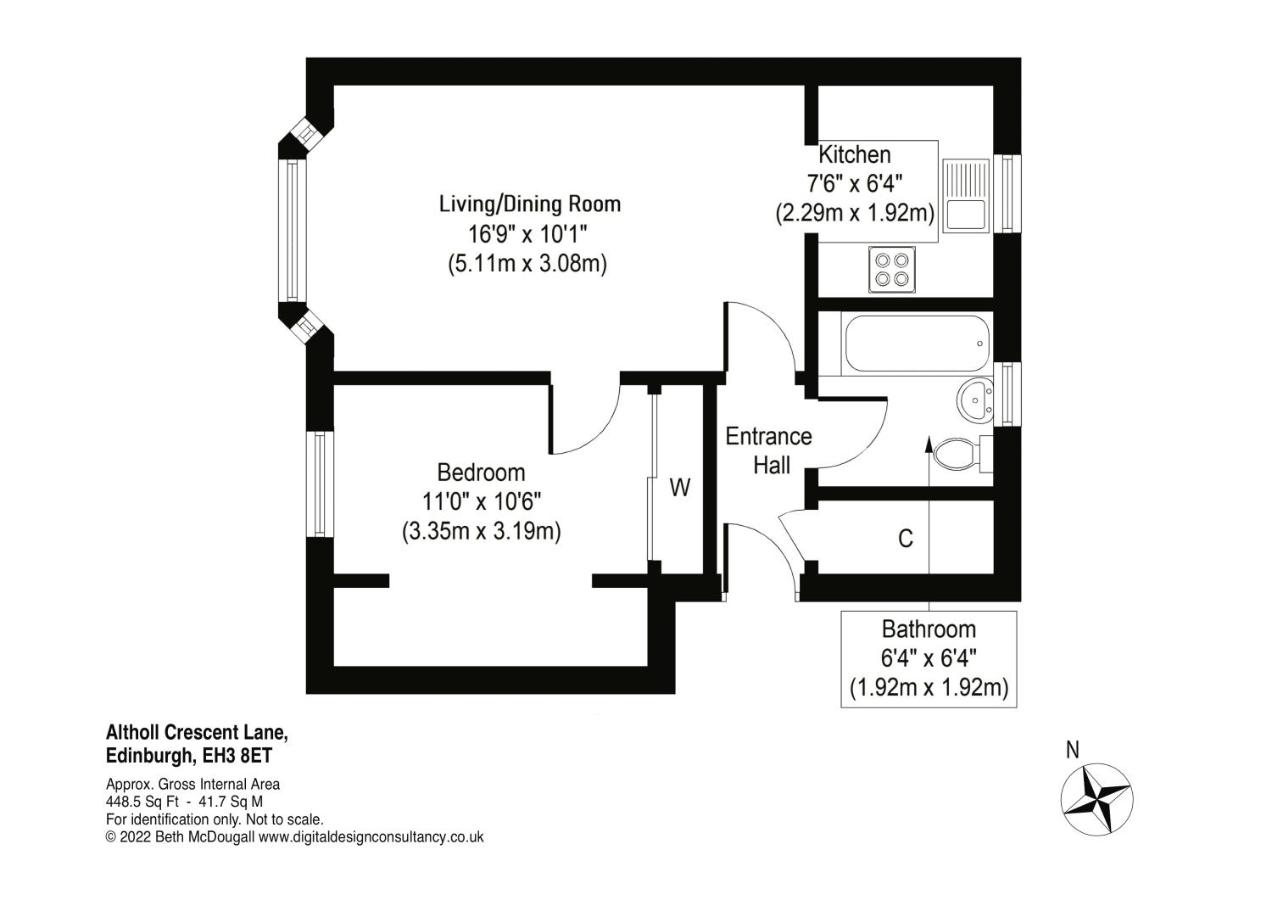 Cosy 1 Bedroom in the West End - B&B