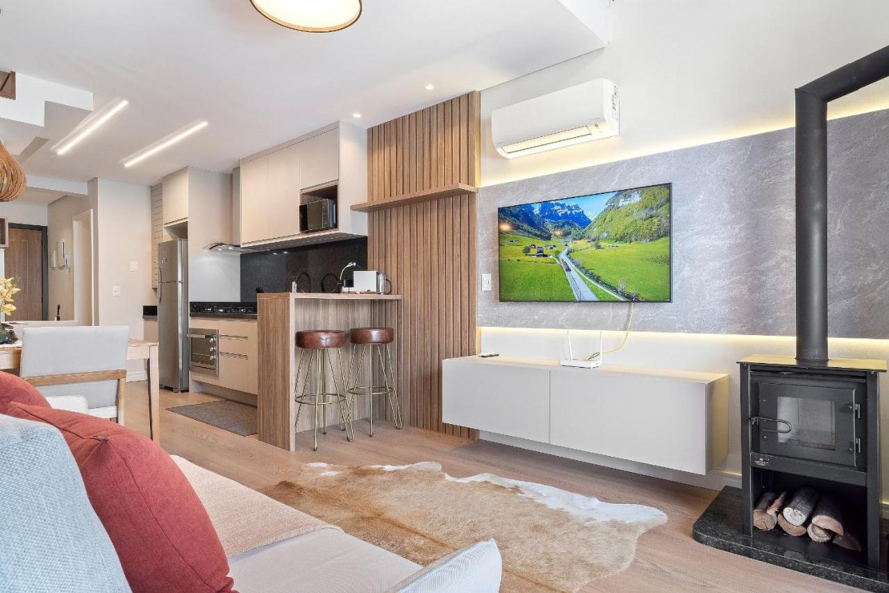 Loft Canela 1 Suíte Centro by Achei - B&B Canela