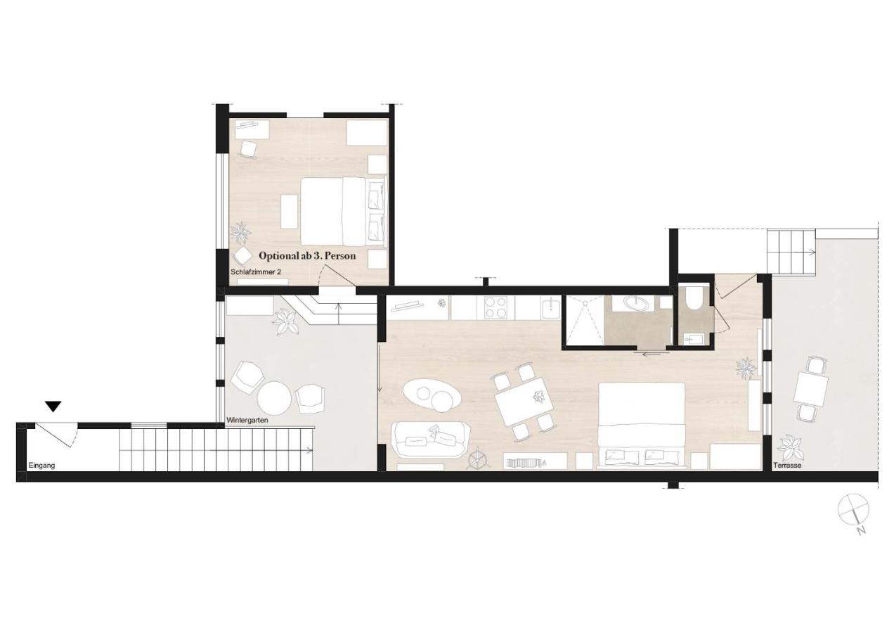 Ferienapartment Am Gaulsbach - Bed and Breakfast Langenthal