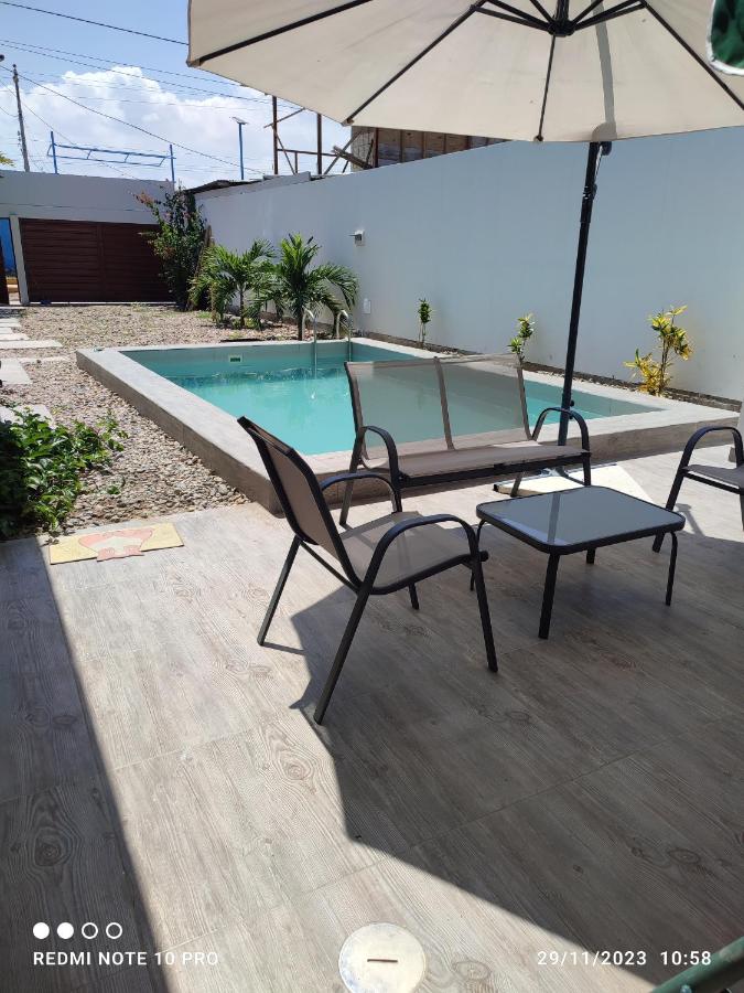 Tumbes Zorritos Bocapan Casa con piscina 3 dormitorios - Ferienwohnung