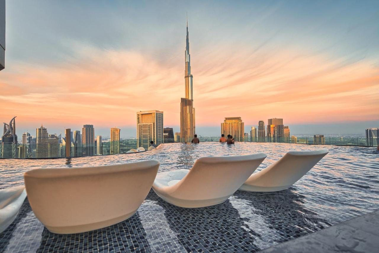 Magical Apartment With Rooftop Pool & Burj Khalifa View - Ferienwohnung