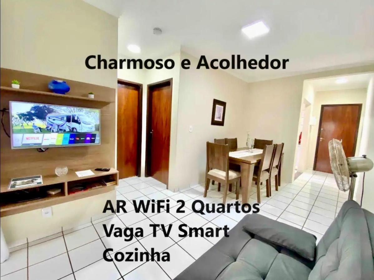 B&B Dourados - Apto charmoso na V Planalto perto Shopping com 2 Quartos ArCond Wifi Fibra Home Office e Garagem em Dourados - Bed and Breakfast Dourados