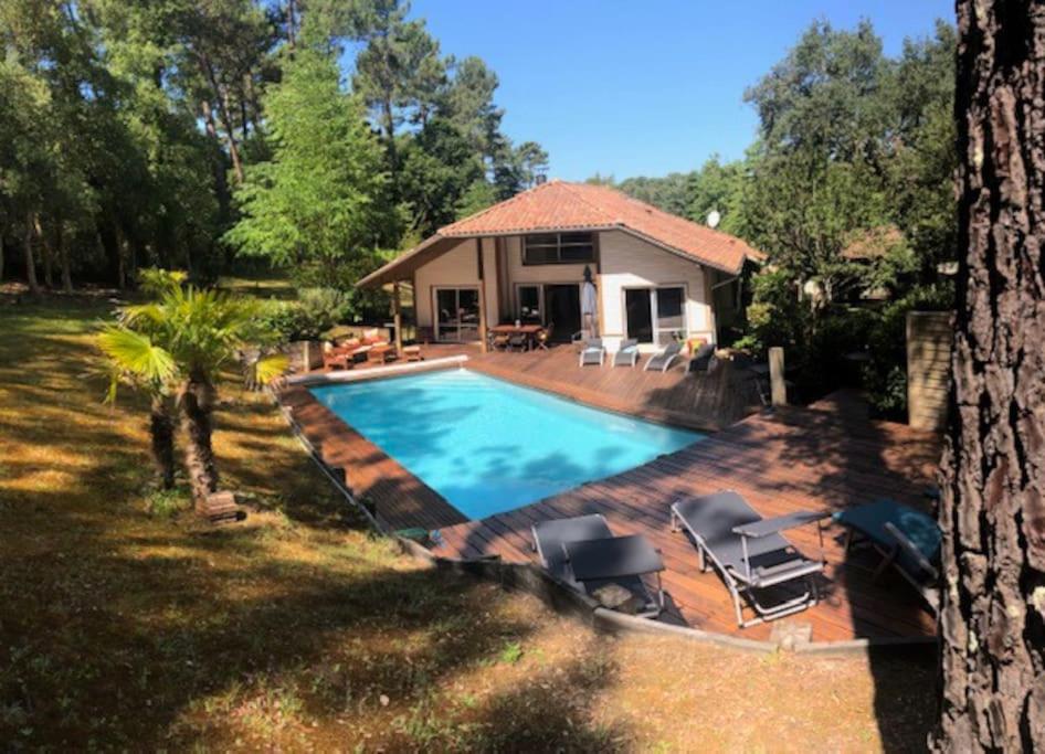 Villa avec piscine pétanque ping-pong garage près golf plage - Ferienwohnung Moliets-et-Maa