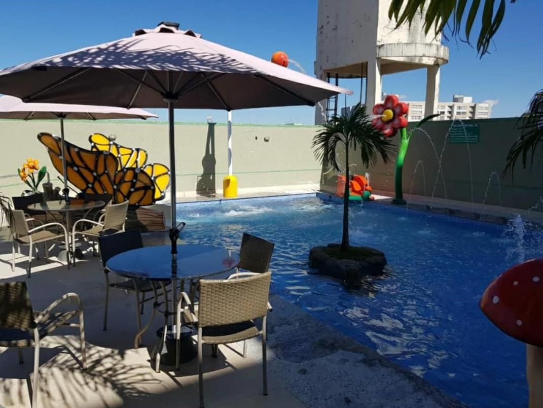 Rio Quente-GO SERRA PARK com 2 camas de casal - Ferienwohnung Rio Quente