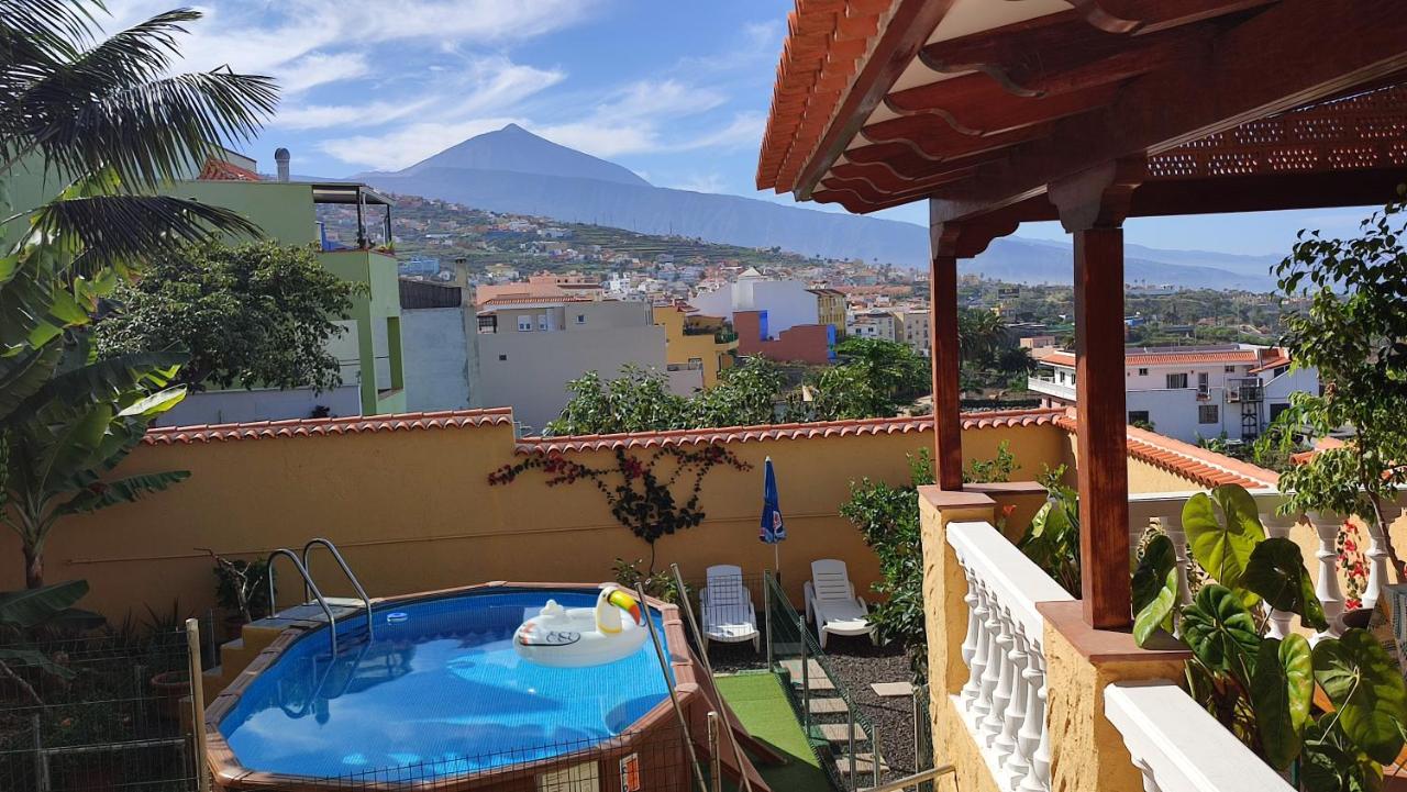 Casa" VISTAS AL TEIDE" mar Piscina privada parking cubierto gratuito en las instalaciones - B&B La Victoria de Acentejo