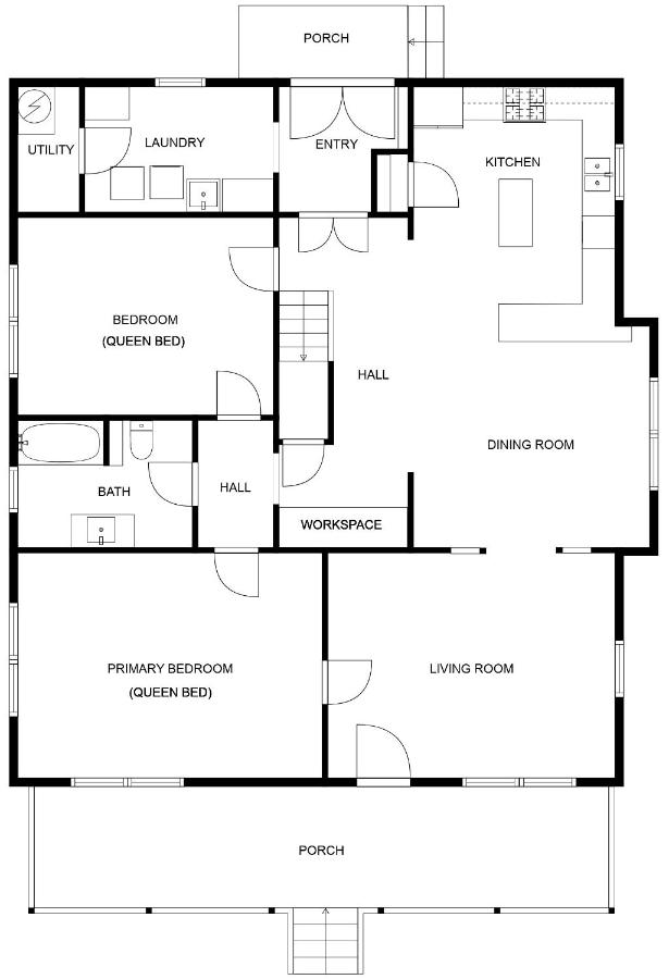 Blueberry Bungalow - Locally Run! Enjoy our PS5! - B&B Taylor