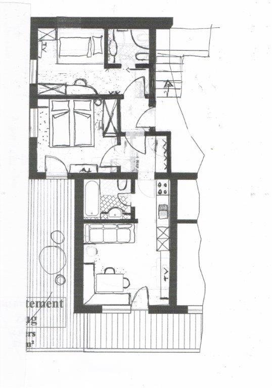 Apartment with Mountain View