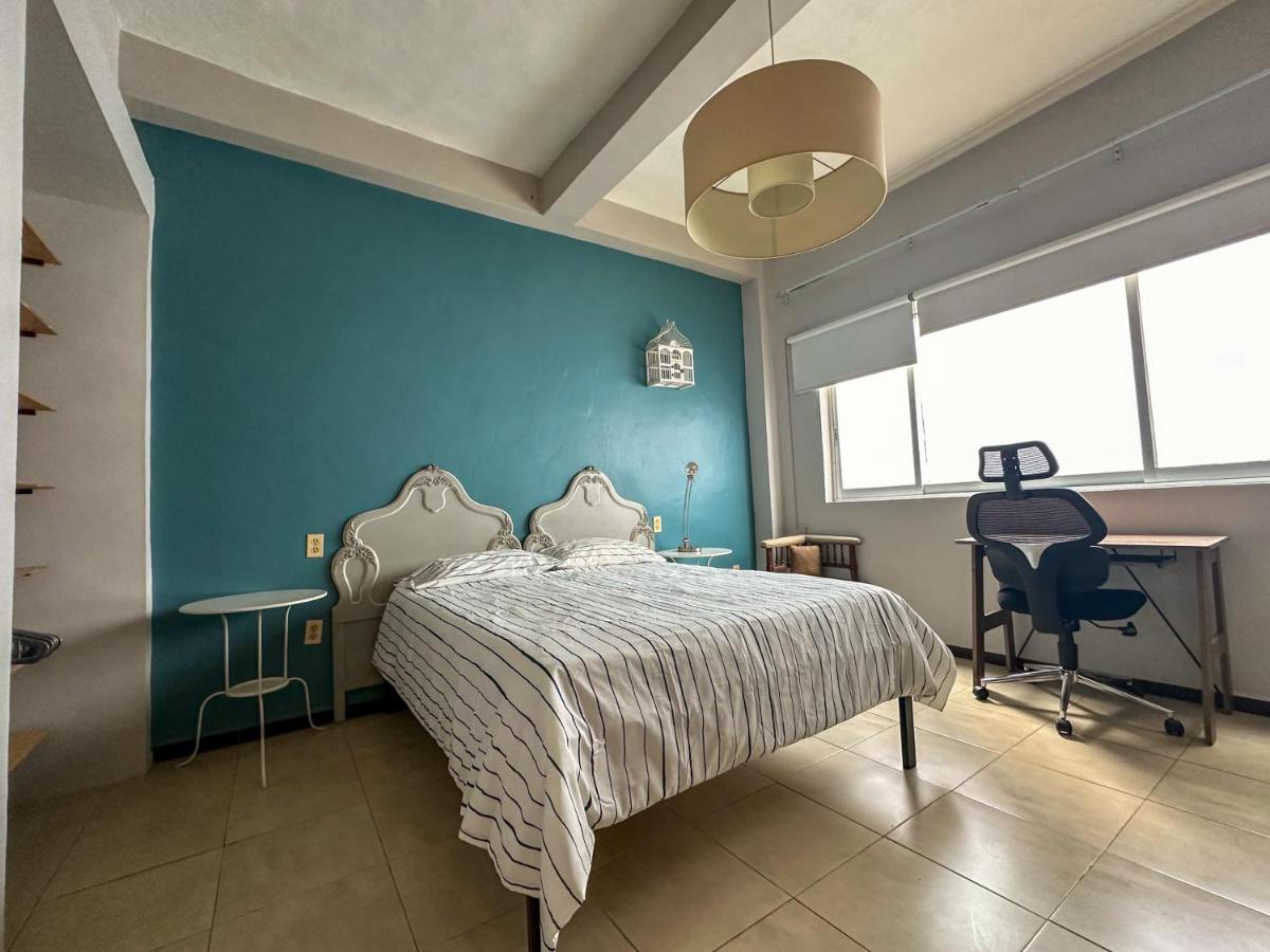 Cuarto 3 - Roma Norte Cama Queen Size baño Privado - Ferienwohnung Mexiko-Stadt