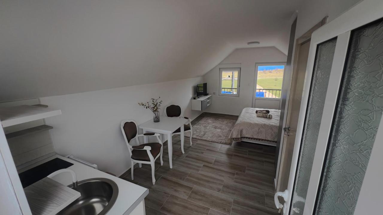 Studio mit Bergblick