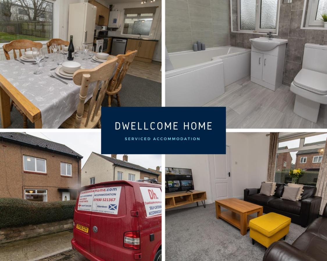 Dwellcome Home Ltd 3 DOUBLE Bedroom House Boldon, Ideal for long term contractor, etc stays, Free Parking, Fast WIFI, 3 miles 7 mins drive to Nissan, 15 mins to Sunderland Newcastle, Regular Housekeeping Options - see our site for assurance - B&B