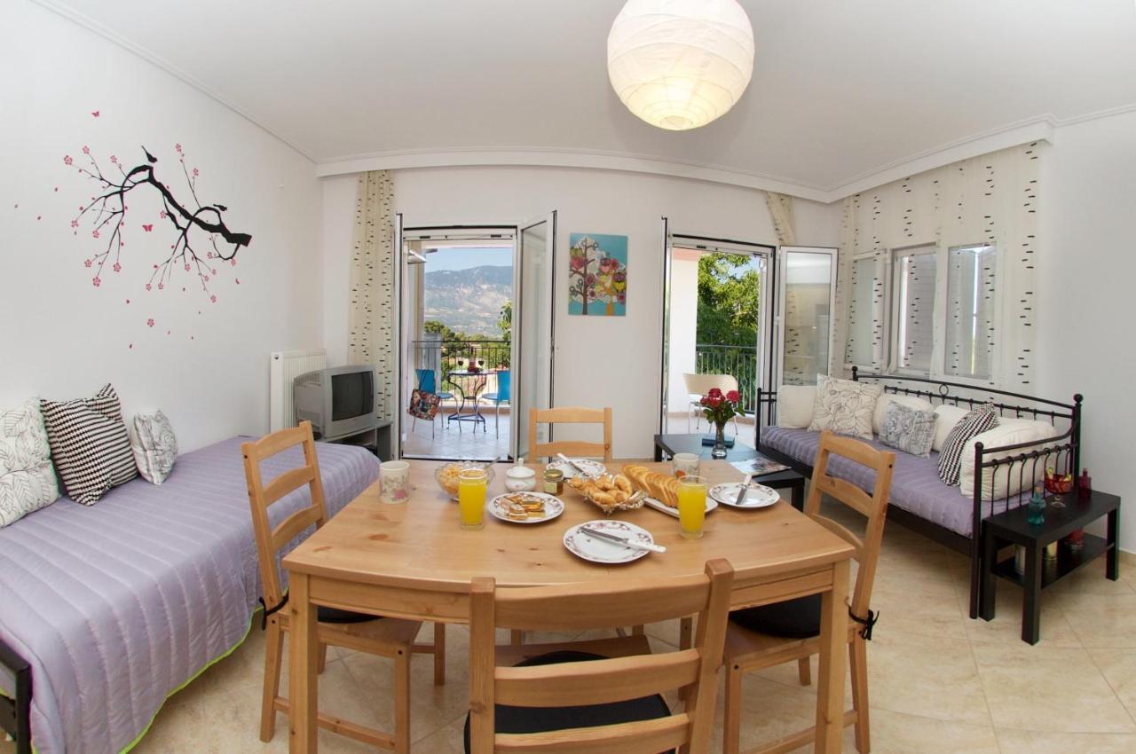 Apartment mit Gartenblick