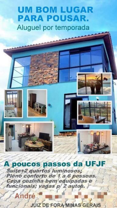 Casa inteira, novíssima, 3 quartos, 2 BH, 800m da UFJF - B&B Juiz de Fora