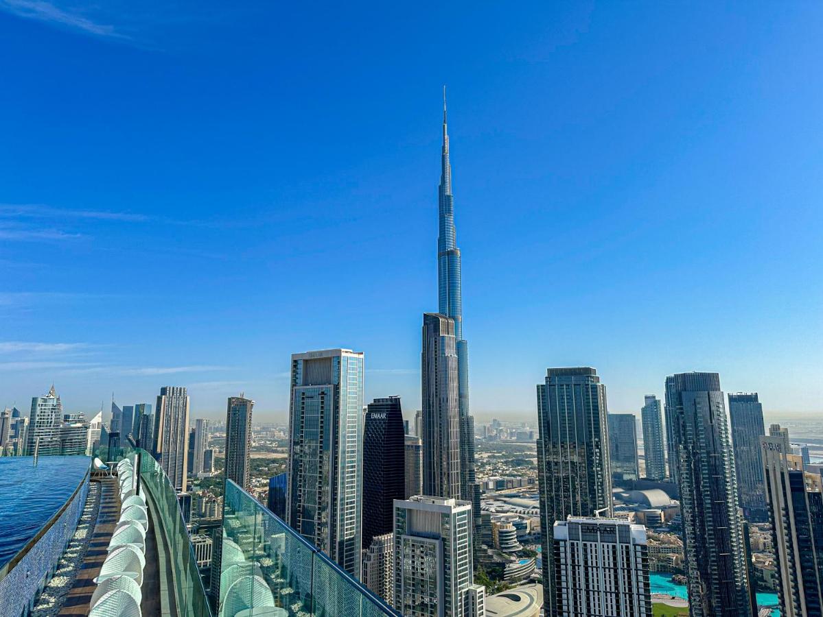 FULL Burj Khalifa view LUX 2Bedroom with Rooftop Pool Central location in Paramount Hotel Midtown - B&B