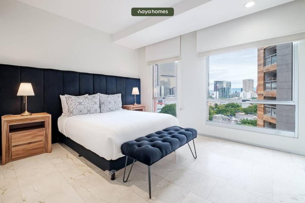 Redesigned 1BR Condo in Polanco - Pool Gym & Padel - Chambres d’hôtes Mexico
