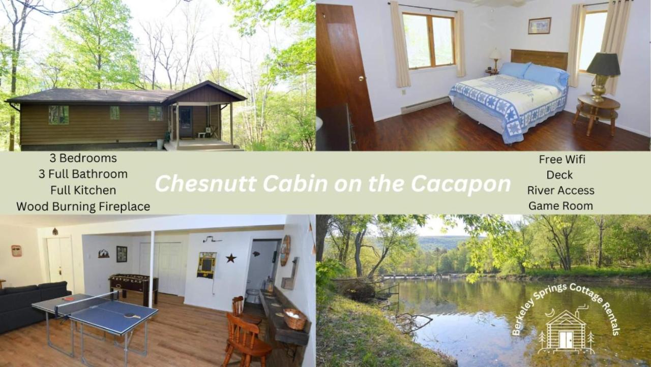 Chesnutt Cabin - Riverfront, Fire Pit, Game Room, Wifi, Screen Porch, View, King Bed - B&B Morton Grove