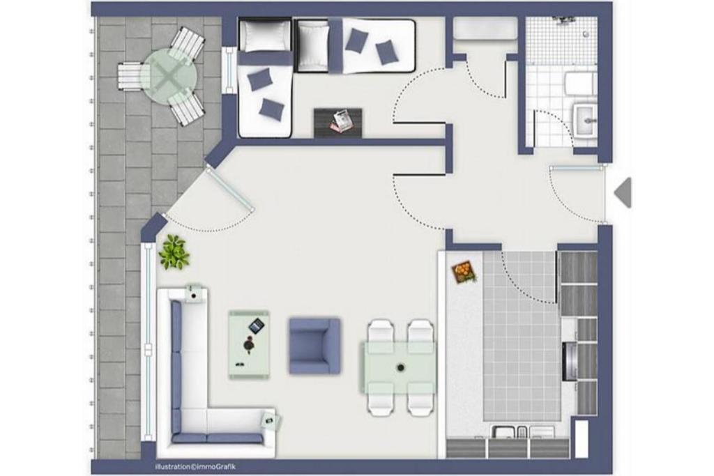 Strandhotel Wohnung 69 - B&B