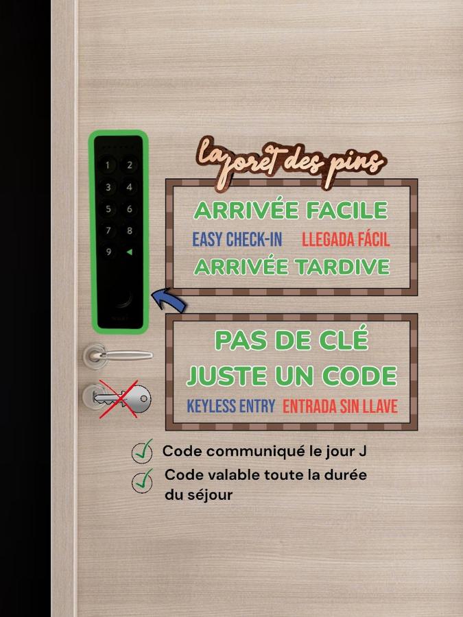 La Forêt des Pins - Free Check-In - Wifi - Parking Privé - Netflix - Draps & Serviettes inclus - Bed and Breakfast