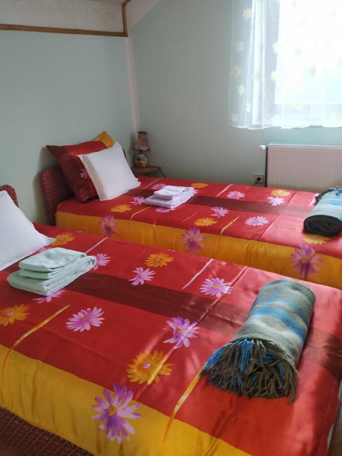 Tweepersoonskamer met 2 Aparte Bedden en Badkamer