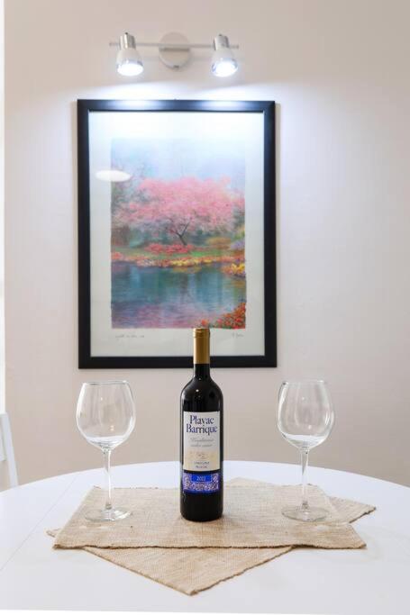 White & Bright Escape 1BDR apt - Chambres d'hôtes Zagreb