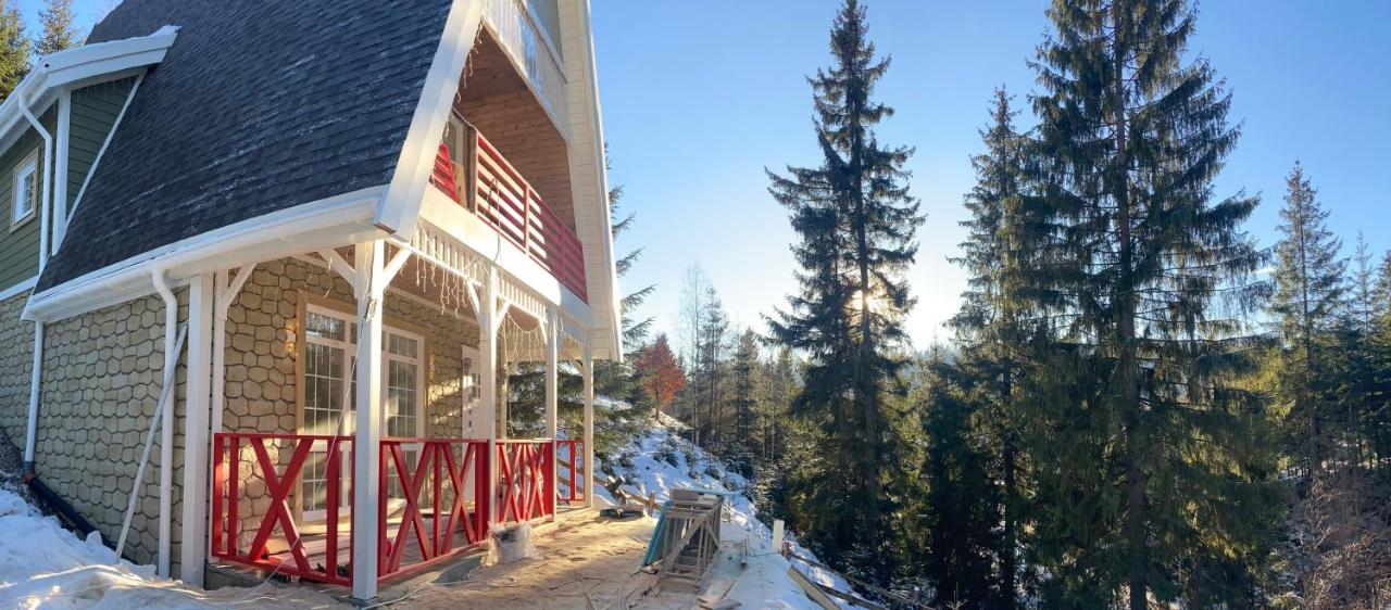 B&B Bukovel - Апартементи для 4 людей з окремим входом та терасою - весь перший поверх нового котеджу Freeman Bukovel - поряд витяг R1 - Bed and Breakfast Bukovel