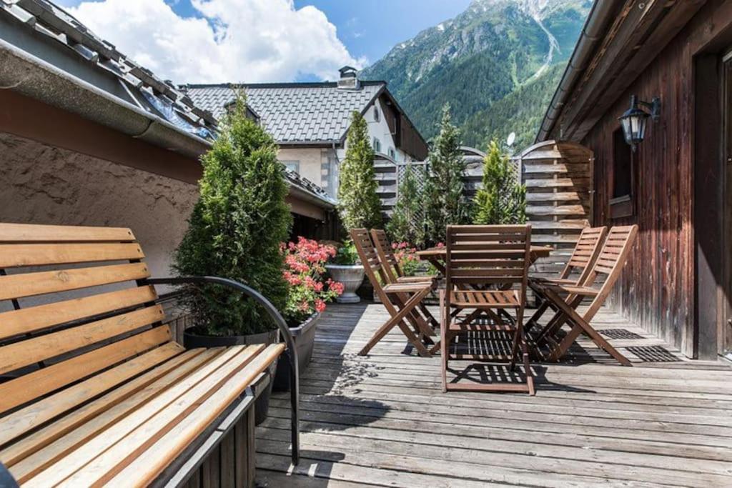 90m2 hypercentre, terrace, next to ski lift - Ferienwohnung Chamonix