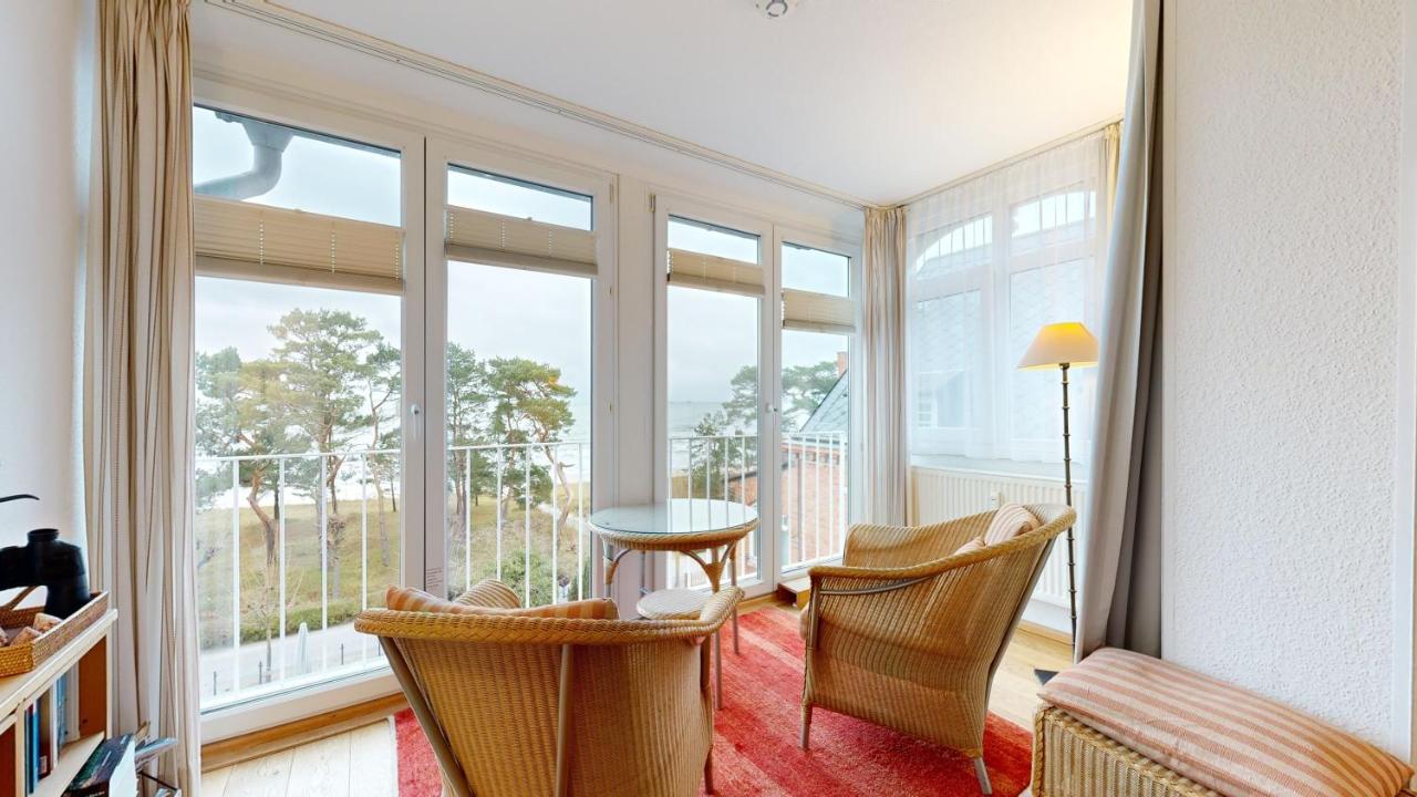 FeWo direkt am Strand mit Meerblick und Südbalkon, Villa Freia 27, Binz - Ferienwohnung Ostseebad Binz