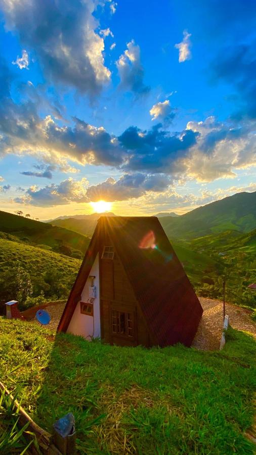 Chalé Cachoeira do Túnel- Linda vista da Serra da Mantiqueira - Ferienwohnung Delfim Moreira