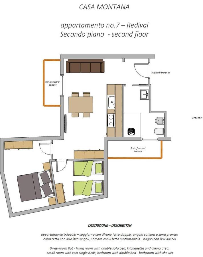 Appartamento con Vista Giardino