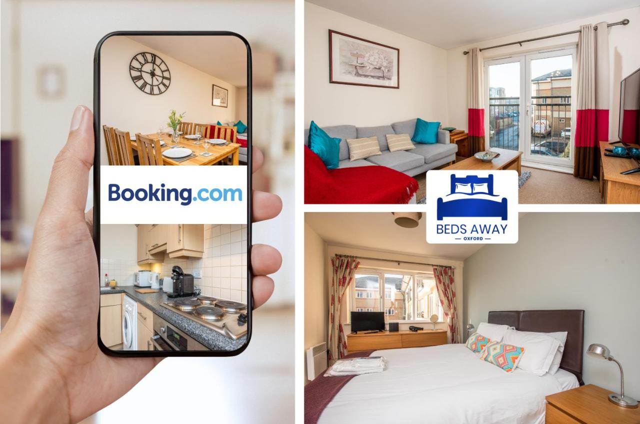 B&B Kidlington - Two Bedroom Apartment By Beds Away Short Lets & Serviced Accommodation Close to Kidlington Airport and Blenheim Palace - Bed and Breakfast Kidlington