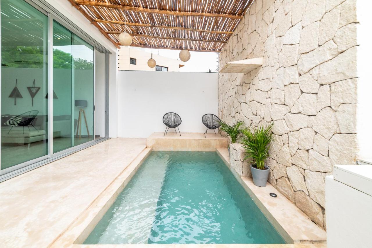 Relaxing 2 bedroom apartement in the center of tulum with private pool and terrace - Ferienwohnung Tulum