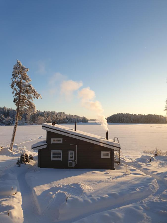 Stunning log cabin 45m2 on the shore of Kallavesi. - B&B Kuopio