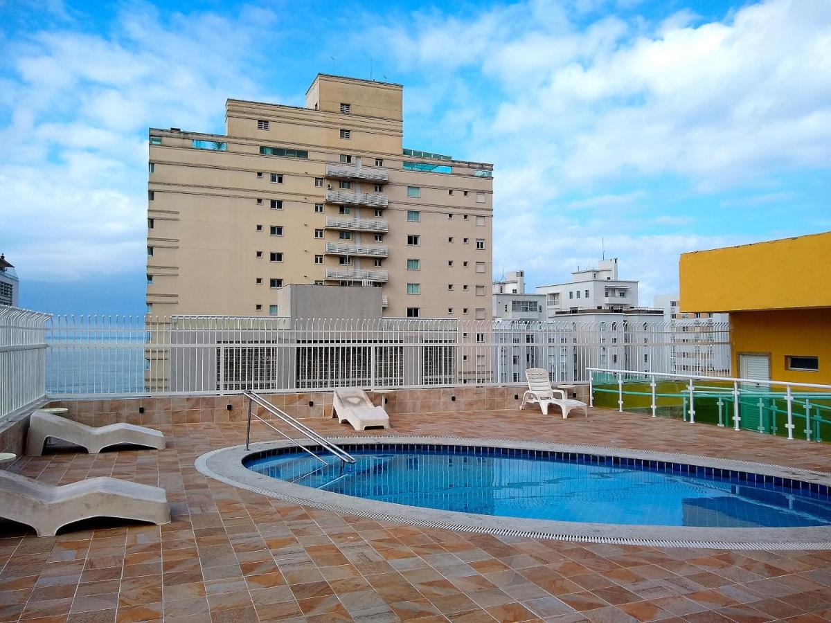 Flat Pitangueiras Boulevard Center - 1 vaga garagem - Ar Cond - Piscina e Sauna - Wi Fi - B&B Guarujá