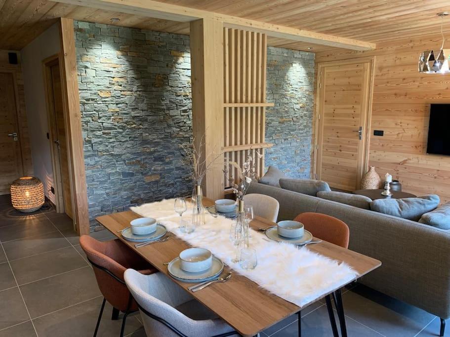 Superbe chalet avec vue montagne - B&B