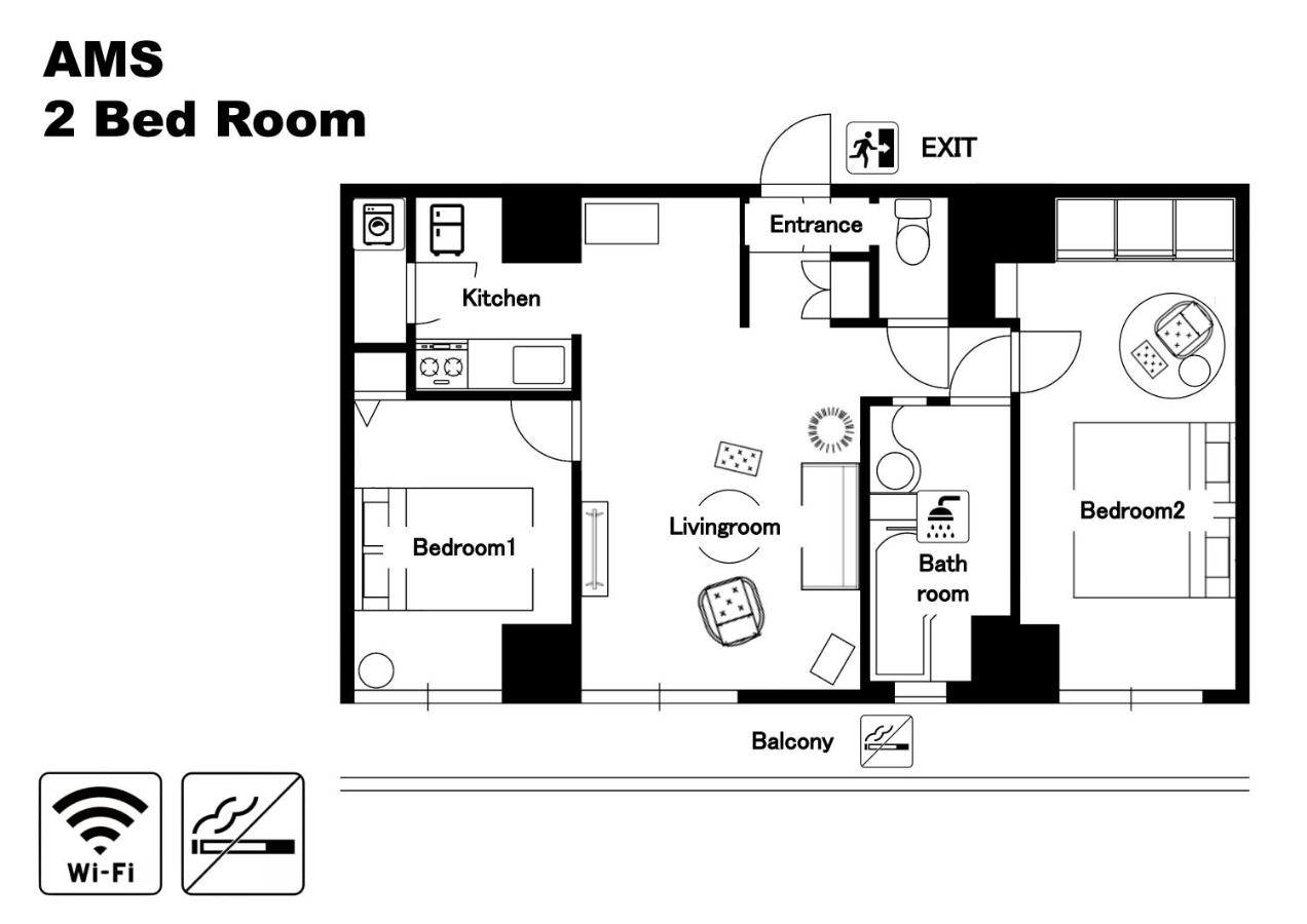 Appartement met 2 slaapkamers